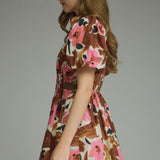 Blushing Brushstrokes Dress