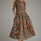 Autumn Romance Midi Dress