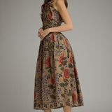 Autumn Romance Midi Dress