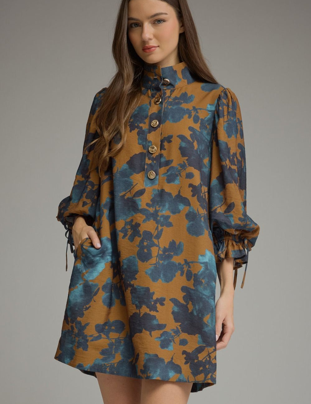 The Moody Blooms Mini Dress