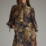 The Moody Blooms Mini Dress