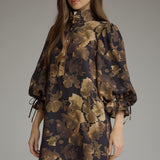 The Moody Blooms Mini Dress