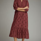 The Everly Eyelet Midi Dress