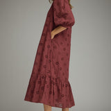 The Everly Eyelet Midi Dress