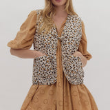 Leopard Vest Reversible