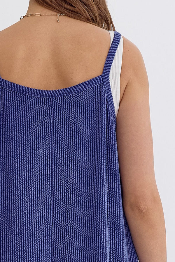Here to Style Ribbed Jumpsuit