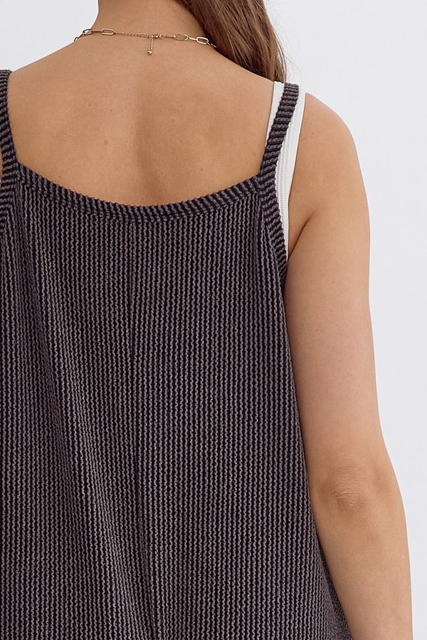 Here to Style Ribbed Jumpsuit