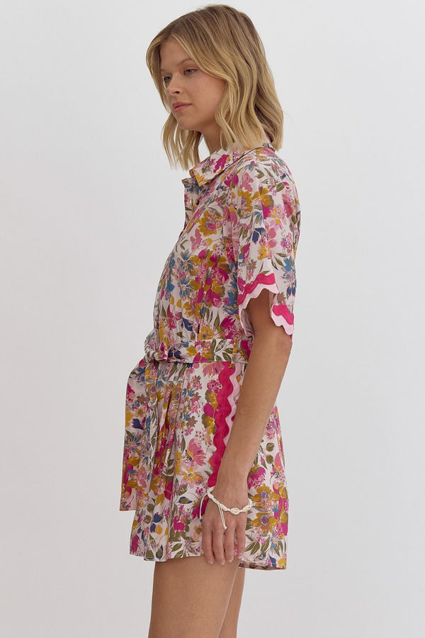 Floral Bouquet Romper