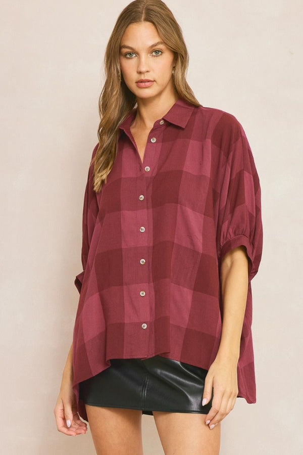 Feeling For You Flannel Top