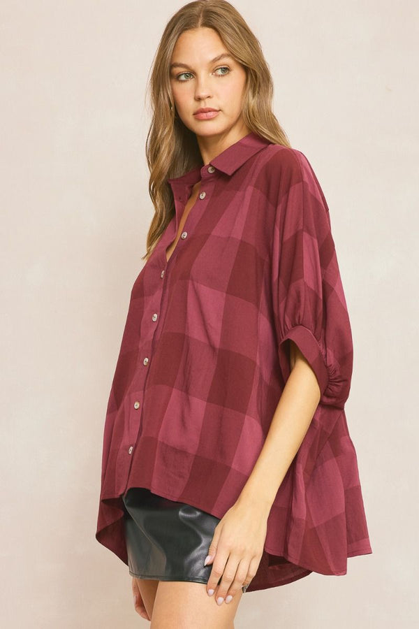 Feeling For You Flannel Top