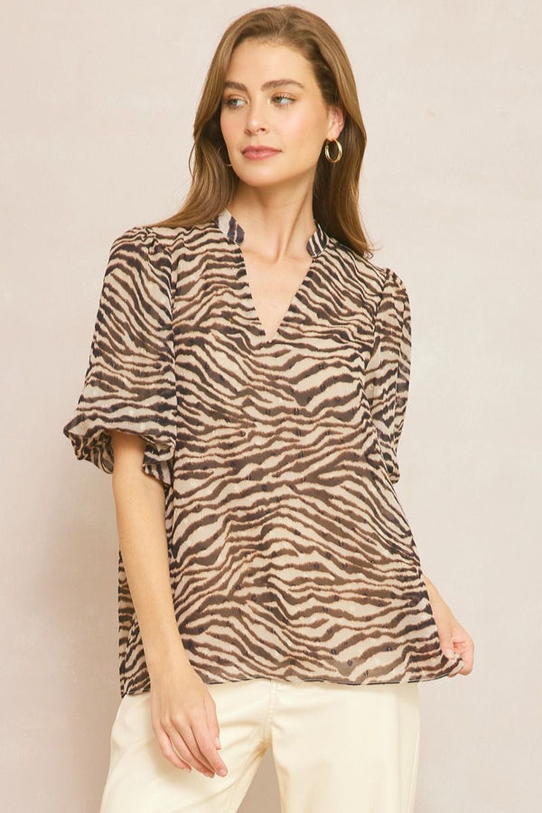 Living Proof Tiger Striped Top