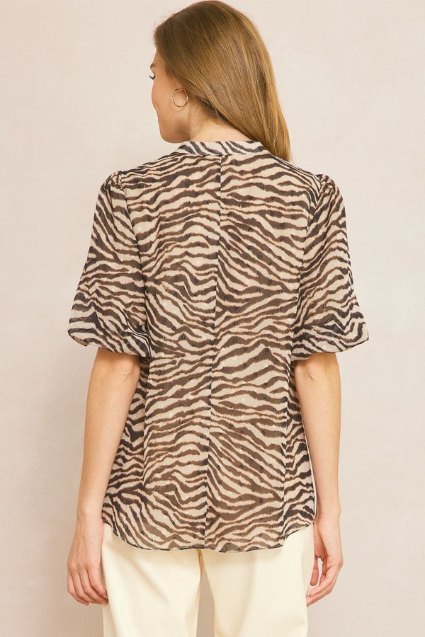 Living Proof Tiger Striped Top