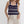 Summer Pier  Crochet Knit Top  - Navy