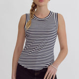 Seaside Summer Striped Tank