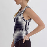 Seaside Summer Striped Tank