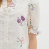 Floral Eyelet Top