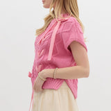 Be My Baby Pink Ribbon Sweater