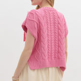 Be My Baby Pink Ribbon Sweater