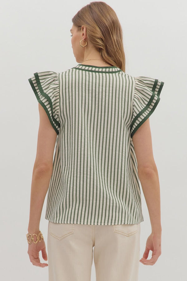 Simple Standards Stripe Top
