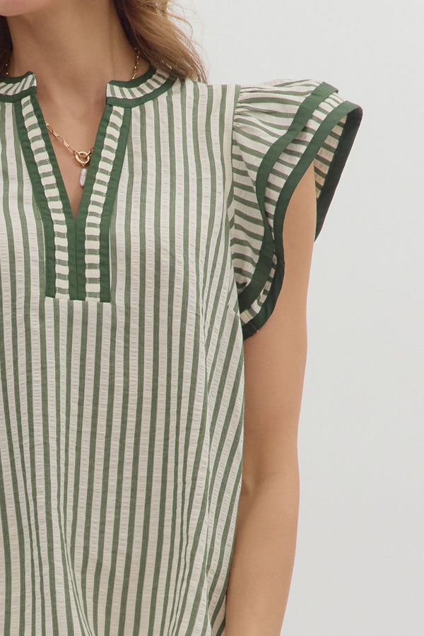 Simple Standards Stripe Top