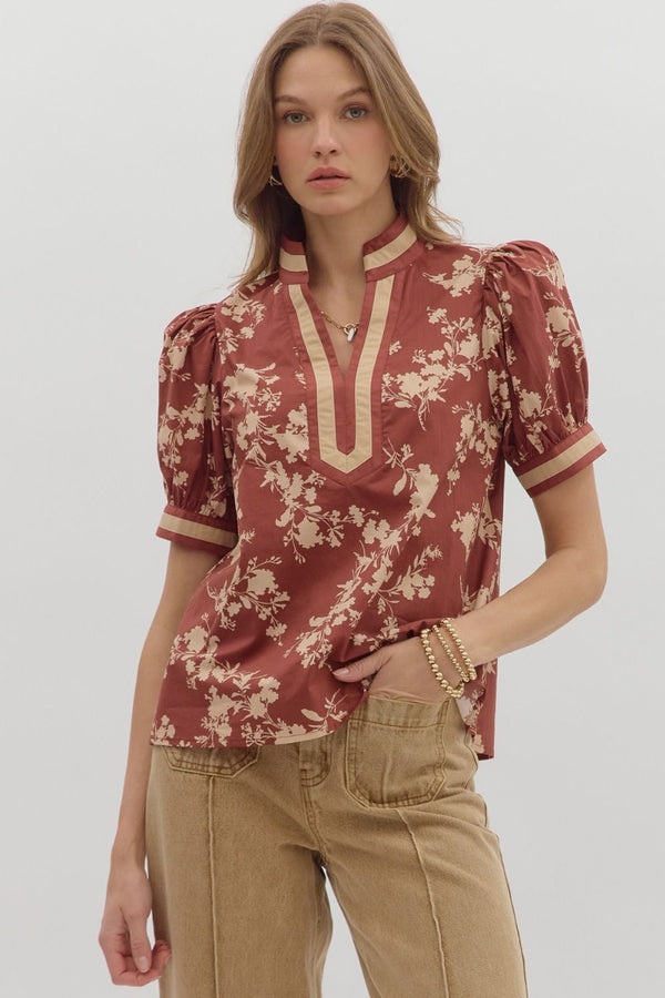 Breath of Fresh Air Top | Terracotta