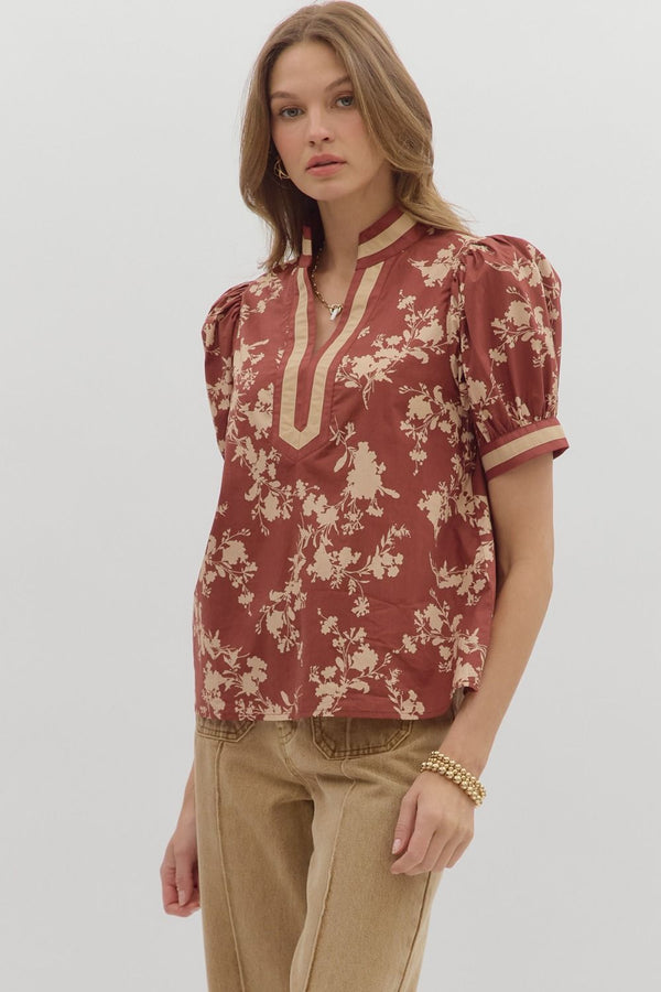 Breath of Fresh Air Top | Terracotta