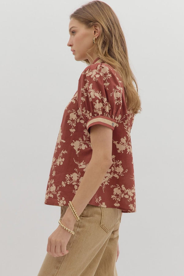 Breath of Fresh Air Top | Terracotta