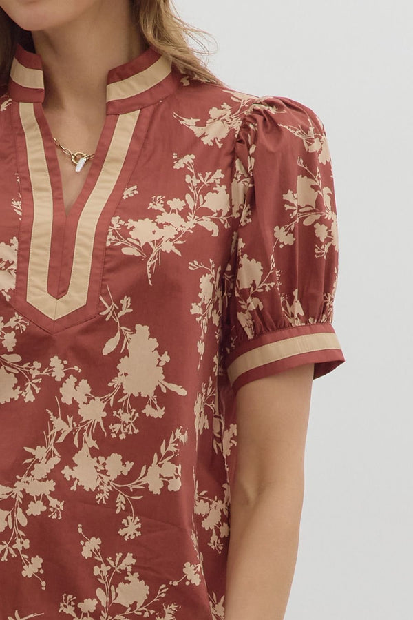 Breath of Fresh Air Top | Terracotta