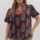 Meadow Bloom Blouse | Plus Size Available