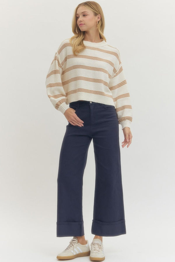 The Coffee Break Stripe Knit