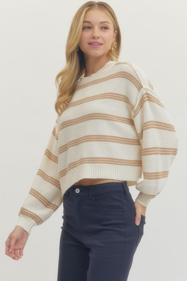 The Coffee Break Stripe Knit