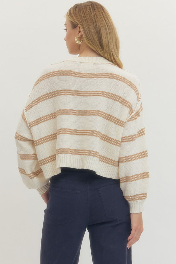 The Coffee Break Stripe Knit