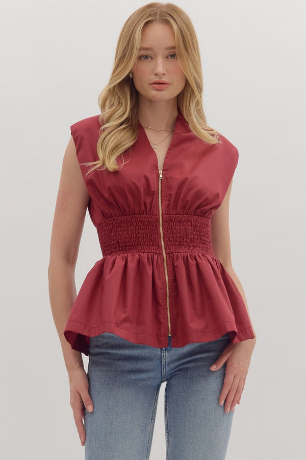 Here I Am Zip Top | Available in Plus Size