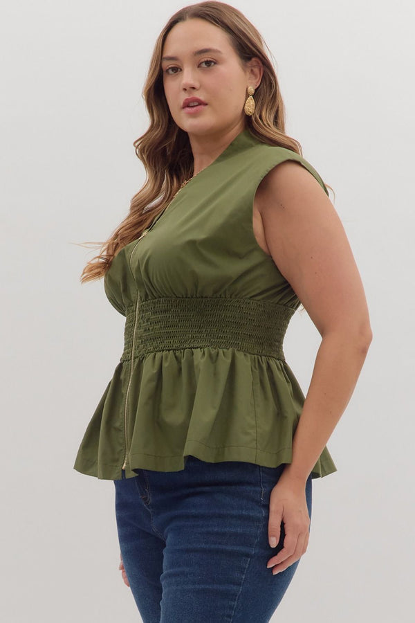 Here I Am Zip Top | Available in Plus Size