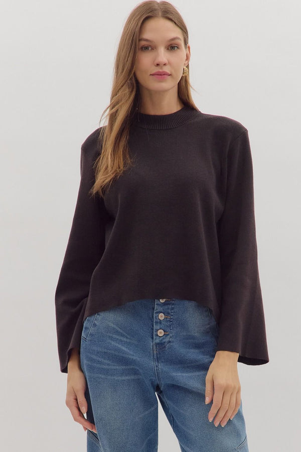 Heading Out Sweater | Black