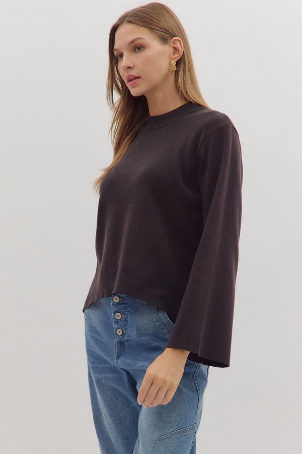 Heading Out Sweater | Black