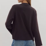 Heading Out Sweater | Black