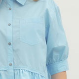 The Polished & Pretty Button Down | Light Blue