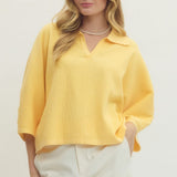 The Sunny Days Collared Knit