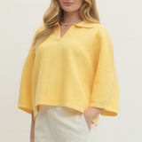 The Sunny Days Collared Knit