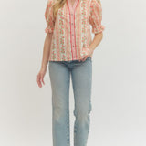 Petal Stripe Top