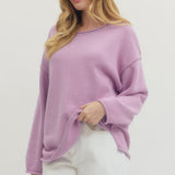 Lavender Day Lightweight Knit Top
