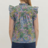 Flower Garden Flutter Top