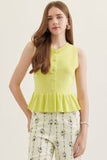 Sunny Side Peplum Tank