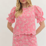 The Sweet Statement Lace Top