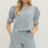 The Sweet Statement Lace Top