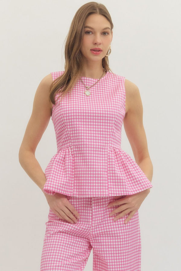 The Picnic Plans Peplum Top