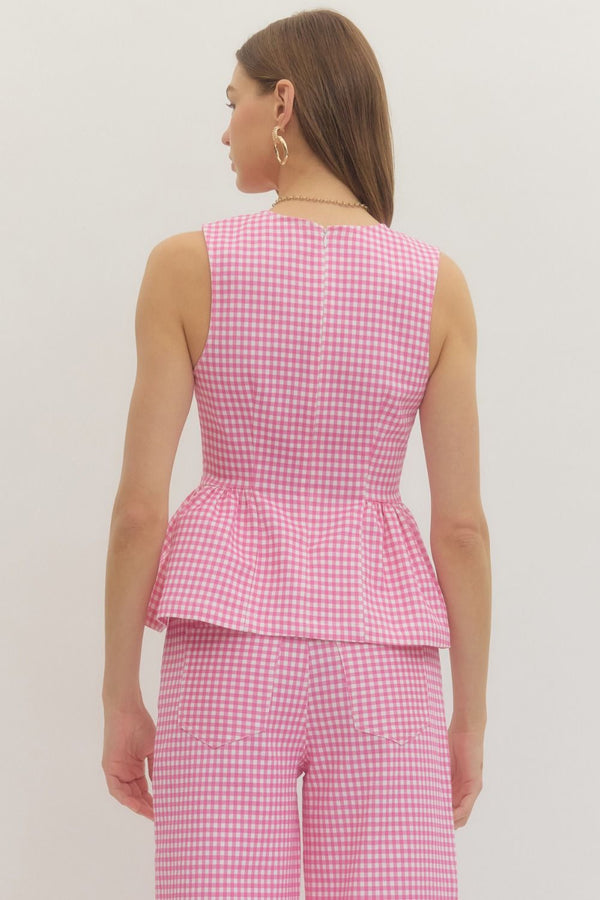 The Picnic Plans Peplum Top