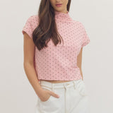 The Pretty Please Polka Dot Top