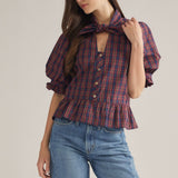 Plaid About You Top